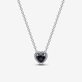 Collar Pandora corazon negro
