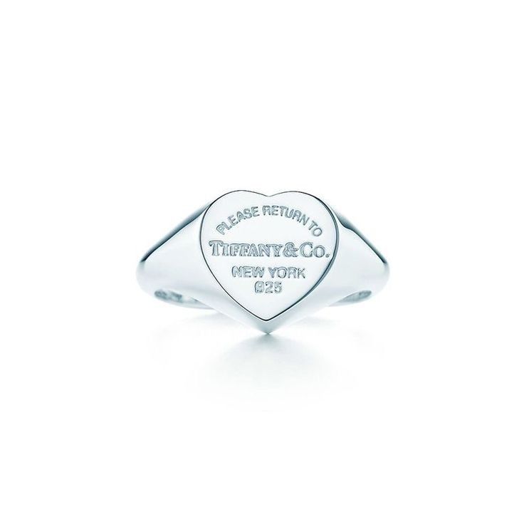 Anillo sello de corazon