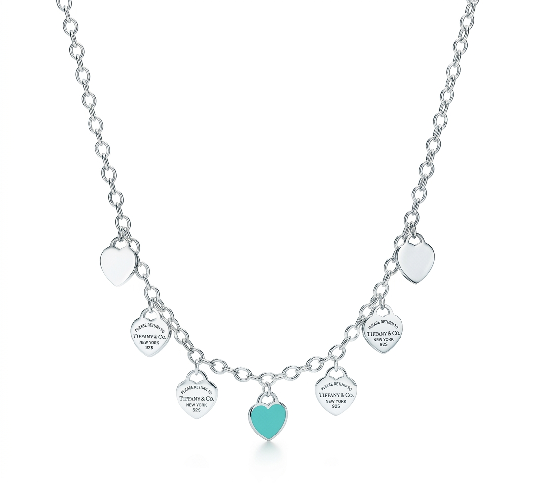 Collar de corazones Tiffany