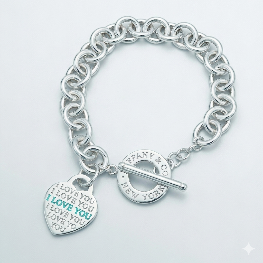 Pulsera eslabones I love you