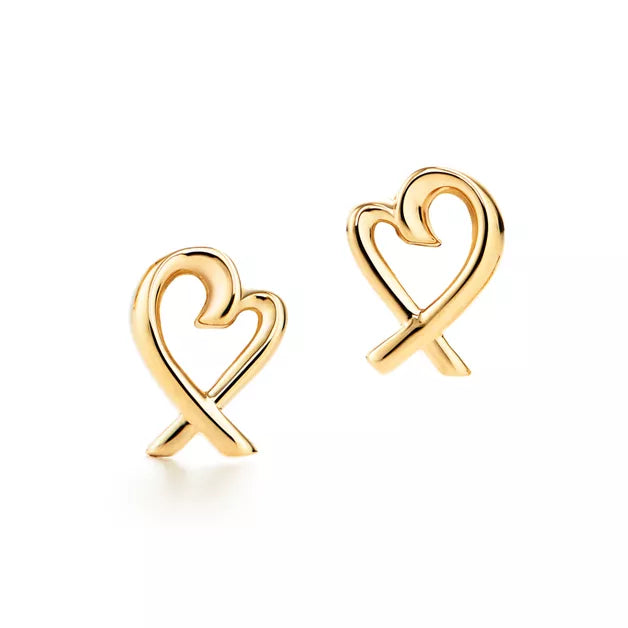 Aretes corazon Tiffany